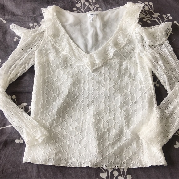 Brand new Club Monaco off shoulder blouse- Size S - Picture 3 of 4